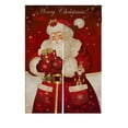 thumbnail image 1 of GCKG Merry Christmas Xmas Santa Claus Doorway Curtain Japanese Noren Curtains Door Curtain Entrance Curtain Size 85x120 CM, 1 of 4