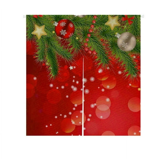 GCKG Merry Christmas Xmas Santa Claus Doorway Curtain Japanese Noren Curtains Door Curtain Entrance Curtain Size 85x90 CM