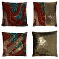 thumbnail image 1 of GCKG Ocean Octopus Pillowcase,Ocean Octopus Reversible Mermaid Sequin Pillow Case Home Decor Cushion Cover 20x20 inches, 1 of 3