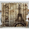 thumbnail image 1 of GCKG Paris Eiffel Tower Blackout Curtains Window treatment Panel Drapes 52(W) x 84(H) inches (Two Piece), 1 of 4