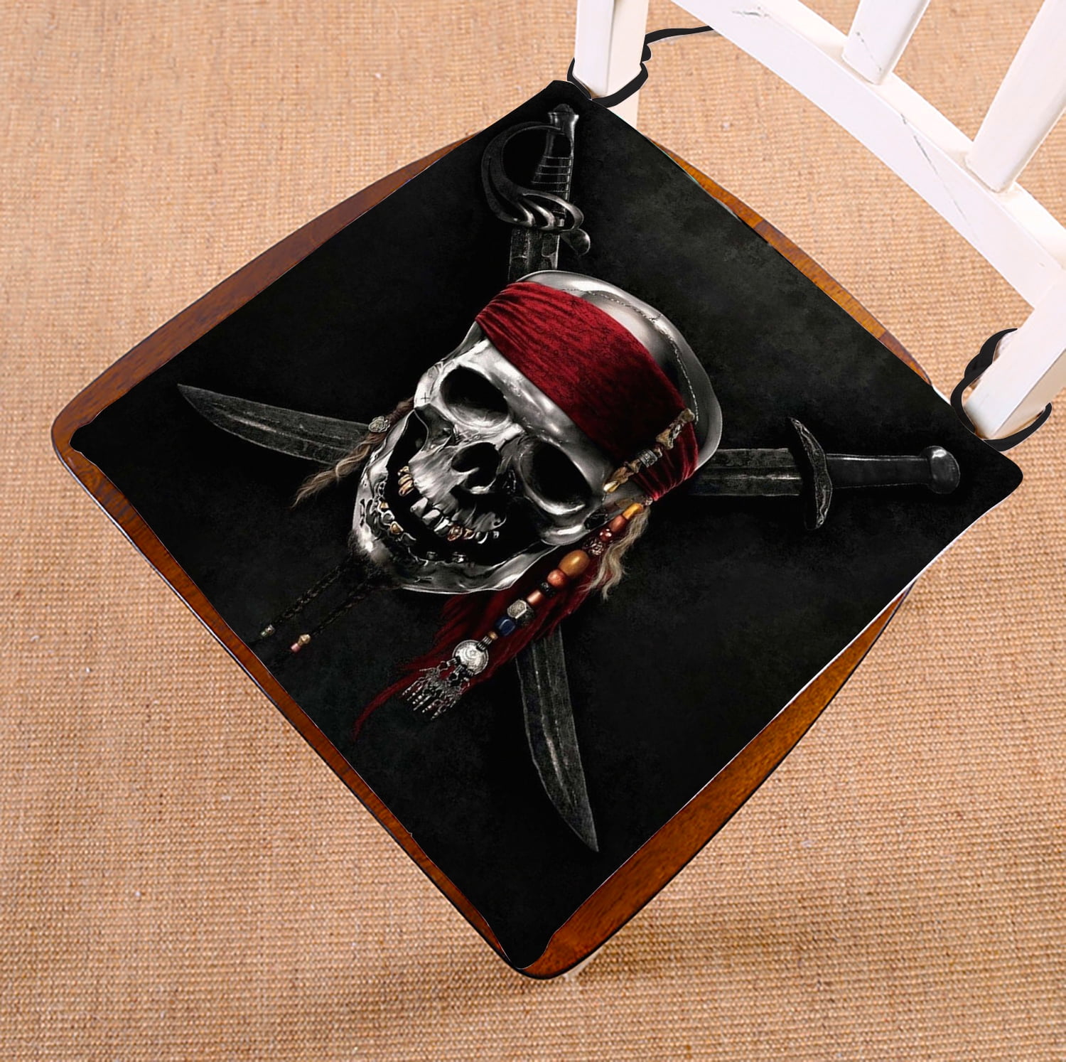 LARGE SQUARE CUSHION PIRATE PUNK