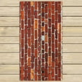 thumbnail image 1 of GCKG Red Brick Texture Towels,Red Brick Texture Beach Bath Towels Bathroom Body Shower Towel Bath Wrap For Home,Outdoor and Travel Use Size 30x56 inches, 1 of 4