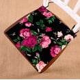 thumbnail image 1 of GCKG Red Rose Flower Pink Floral Chair Pad Seat Cushion Chair Cushion Floor Cushion with Breathable Memory Inner Cushion and Ties Two Sides Printing 18x18 inches, 1 of 3