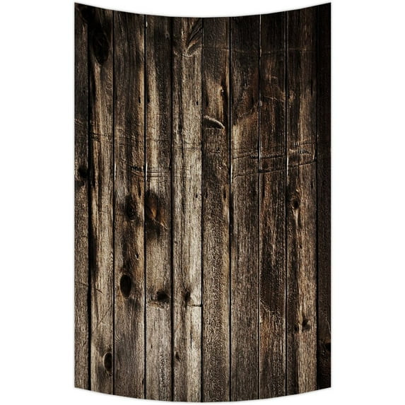 GCKG Rustic Old Barn Wood Wall Art Tapestries Home Decor Wall Hanging Tapestry Size 60"x90"
