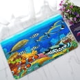 thumbnail image 1 of GCKG Sea Seabed Fish Corals Underwater Ocean Tropical Non-Slip Doormat Indoor/Outdoor/Bathroom Doormat 30 x 18 Inches, 1 of 3