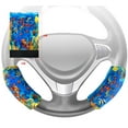 thumbnail image 1 of GCKG Sea World Steering Wheel Cover,Underwater World Ocean Animals Fish Coral Steering Wheel Cover Anti-slip Wheel Sleeve Protector Hook and Loop Covers Size 10x16cm Set of 2, 1 of 2
