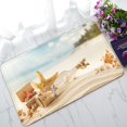 thumbnail image 1 of GCKG Sky Cloud Beach Starfish Shell Non-Slip Doormat Indoor/Outdoor/Bathroom Doormat 30 x 18 Inches, 1 of 3