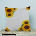 thumbnail image 1 of GCKG Sunflowers Pillow Case Pillow Cover Pillow Protector Two Sides 18 x 18 Inches, 1 of 2