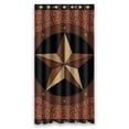 thumbnail image 1 of GCKG Texas Star Bathroom Shower Curtain, Shower Rings Included 100% Polyester Waterproof Shower Curtain 36x72 inches, 1 of 4
