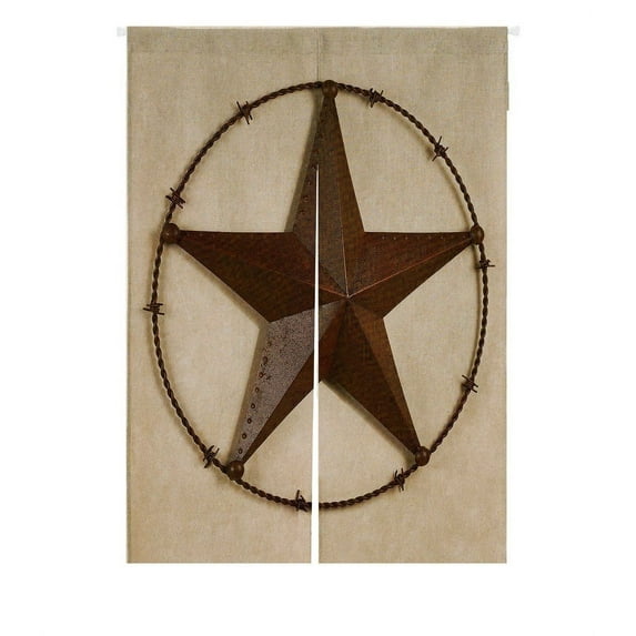 GCKG Texas Star Doorway Curtain Japanese Noren Curtains Door Curtain Entrance Curtain Size 85x120cm