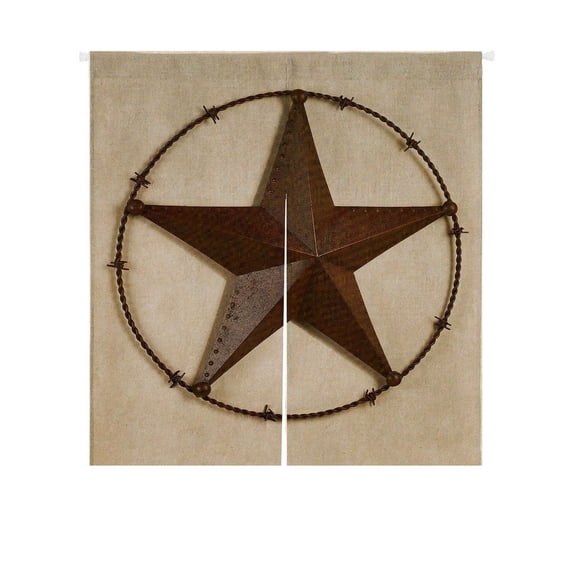 GCKG Texas Star Doorway Curtain Japanese Noren Curtains Door Curtain Entrance Curtain Size 85x90cm
