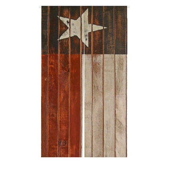 GCKG Texas Star Flag Japanese Noren Curtain,Texas Star Flag Doorway Curtain Door Curtain Entrance Curtain Cotton Linen Curtain Size 85x150cm
