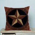 thumbnail image 1 of GCKG Texas Star Pillow Case Pillow Cover Pillow Protector Two Sides 18 x 18 Inches, 1 of 2