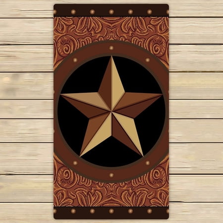 GCKG Texas Star Towels,Texas Star Beach Bath Towels Bathroom Body Shower Towel Bath Wrap For Home,Outdoor and Travel Use Size 30x56 inches