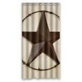 thumbnail image 1 of GCKG Texas Star Waterproof Polyester Shower Curtain Bathroom Deco 36x72 inches, 1 of 4