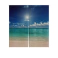 thumbnail image 1 of GCKG Tropical Beach Doorway Curtain Japanese Noren Curtains Door Curtain Entrance Curtain Size 85x90 CM, 1 of 4