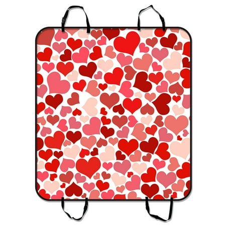 GCKG Valentine's Day Gift Pattern Pet Car Seat Cover Dog Car Seat Mat Hammock Cargo Mat Trunk Mat For Cars Trucks and SUV 54x60 inches