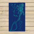 thumbnail image 1 of GCKG Vintage Mermaid Towels,Beach Bath Pool Sprot Travel Hand Spa Towel Size 16x28 inches, 1 of 4