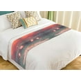 thumbnail image 1 of GCKG Watercolor Animal Bed Runner, Tropical Beach Pink Flamingo Bed Runners Scarves Bed Decoration 20x95 inch, 1 of 2