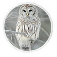 thumbnail image 1 of GCKG White Cute Owl Perch On Tree Round Beach Towel Beach Mats Beach Shawl Beach Blanket Beach Throw Towel Yoga Mat, 1 of 3