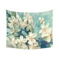 thumbnail image 1 of GCKG White Sakura Flowers Japanese Cherry Blossom Tapestry Wall Hanging Spring Landscape Wall Decor Art for Living Room Bedroom Dorm Cotton Linen Decoration 51 x 60 Inches, 1 of 2