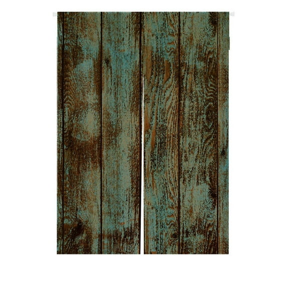 GCKG Wood Printed Japanese Noren Curtain,Vintage Rustic Old Barn Wood Printed Doorway Curtain Door Curtain Entrance Curtain Cotton Linen Curtain Size 85x120cm