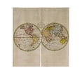 thumbnail image 1 of GCKG World Map Doorway Curtain Japanese Noren Curtains Door Curtain Entrance Curtain Size 85x90 CM, 1 of 4