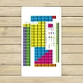 thumbnail image 1 of GCKG periodic elements Towels,periodic table of the elements Beach Bath Towels Bathroom Body Shower Towel Bath Wrap For Home,Outdoor and Travel Use Size 16x28 inches, 1 of 4
