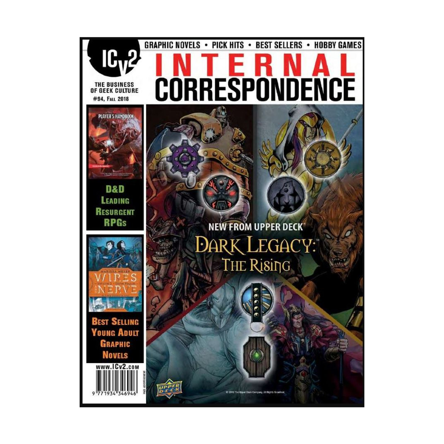 GCO #94 "Dark Legacy - The Rising, D&D Leading Resurgent RPGs, Best Selling Young Adult Graphic Novels" New