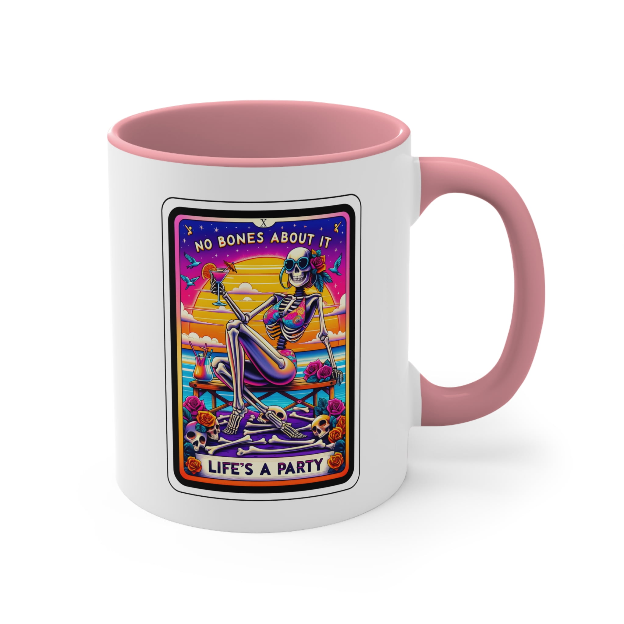 Funny Tarot Card Coffee Mug - 'Let Me Consult My Cards' Ceramic Cup | 11oz Novelty Mug For Tea & Coffee Lovers