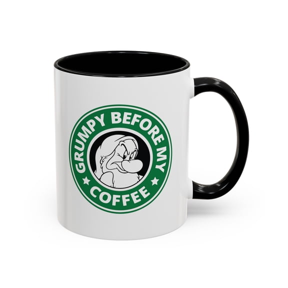 GCO Grumpy Before My Coffee Mug 11oz Ceramic Accent Coffee Tea Cup Gift