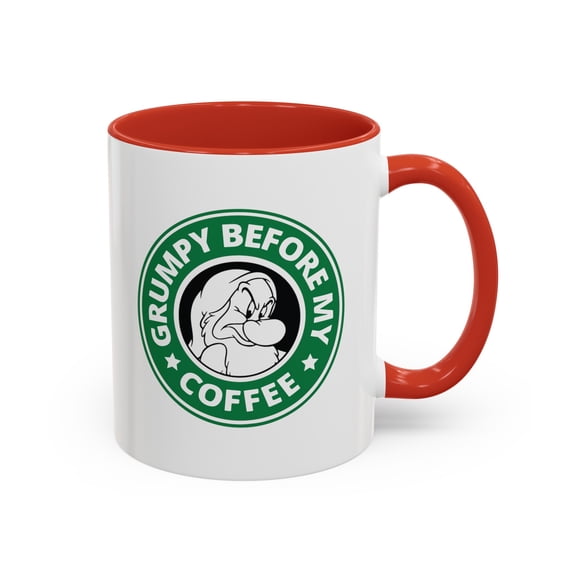GCO Grumpy Before My Coffee Mug 11oz Ceramic Accent Coffee Tea Cup Gift