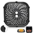 thumbnail image 1 of GCQ Air Fryer Replacement Parts for PowerXL 4 QT Digital Air Fryer, 7.56 × 7.56 IN Air Fryer Tray Accessories Rack Grill Pan Grill plate Crisper Plate, 1 of 7