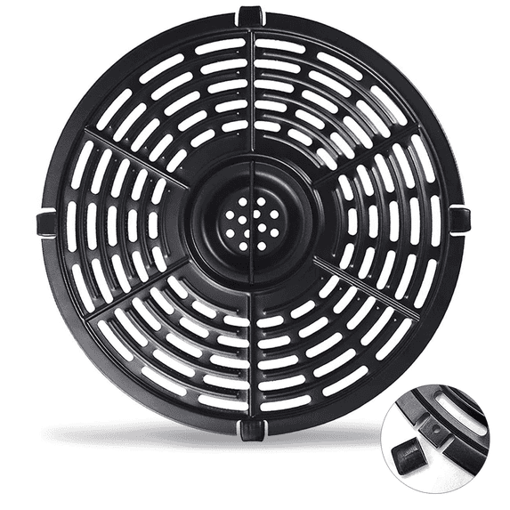 Air Fryer Grill Pan for Power XL 5QT Air fryer, 8.7'' 5QT Round Non-Stick Replacement Tray Rack Parts Accessories Crisper Plate Grill Plate