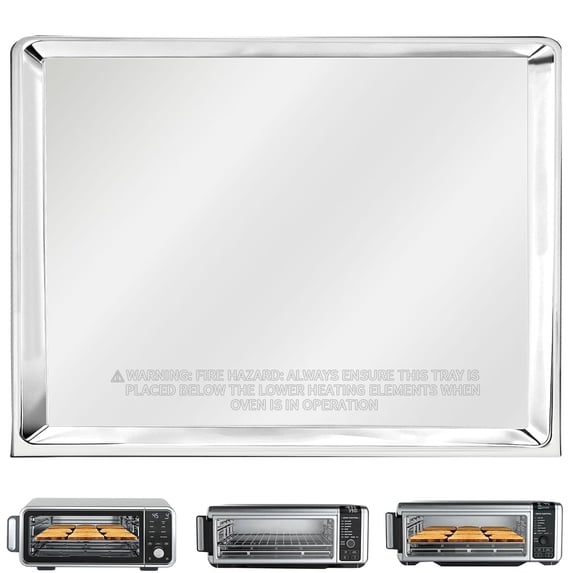 GCQ Crumb Tray Replacement for Ninja Foodi SP101 SP100 SP101C SP201 Air Fryer Oven, Air Fryer Accessories for Ninja airfryer Flip Up Toaster Oven