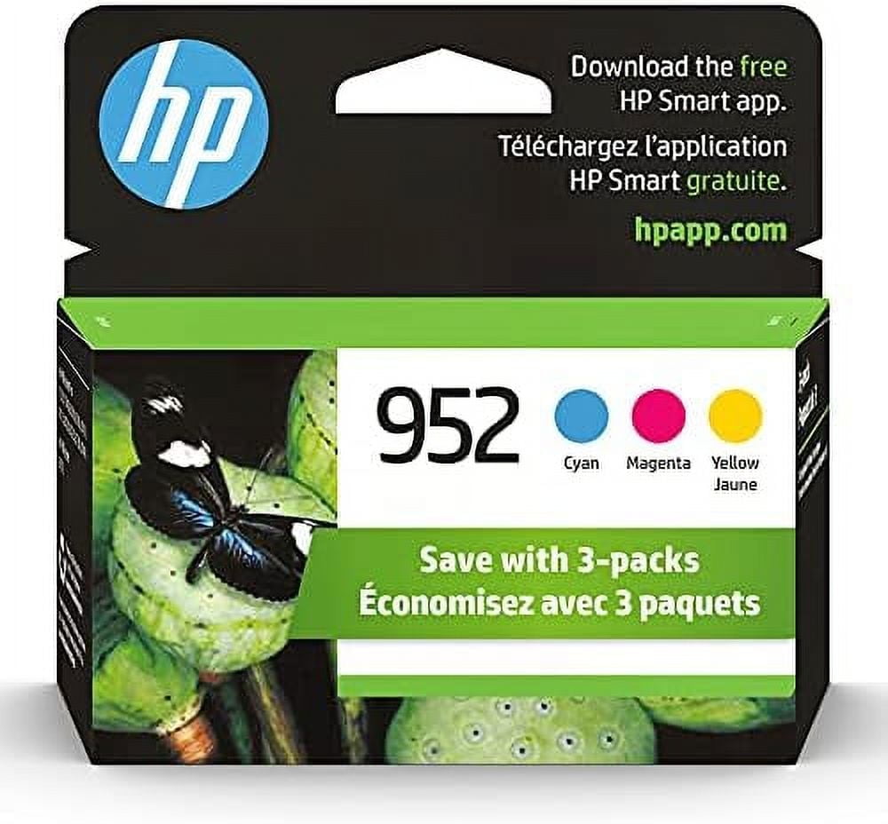 HP 952 Original Ink Cartridges 4-Pack in Black, Cyan