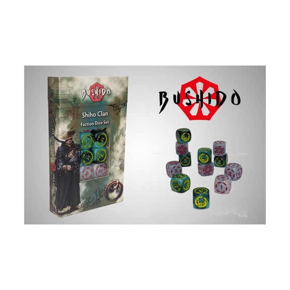 GCT Studios Shiho Clan - Faction Dice Set (12) New