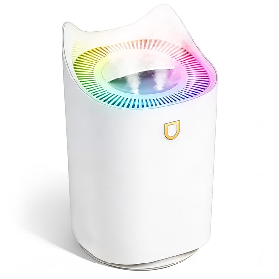 AIRFIRE 3.3L Top-fill Cool Mist Humidifier For Bedroom with Essential Oil Function, Super Quiet Air Humidifiers with Night Light - Perfect for Bedroom, Office, Nursery, Plant