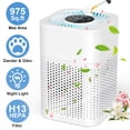 thumbnail image 1 of AIRFIRE HEPA Air Purifier for Room up to 975 Sq.ft, Air Purifiers for Allergies and Asthma, Bedroom, Pet Dander&Odor, Dust, Pollen, Wildfire/Smoke, Model AP209, White, 2026 New, 1 of 9
