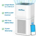 thumbnail image 1 of Airfire Air Purifier for Large Rooms up to 1850 Sq Ft, Smart WiFi Air Purifier with H13 True HEPA Filter, Ideal for Smoke, Dust, Pets & Allergies, 1 of 15