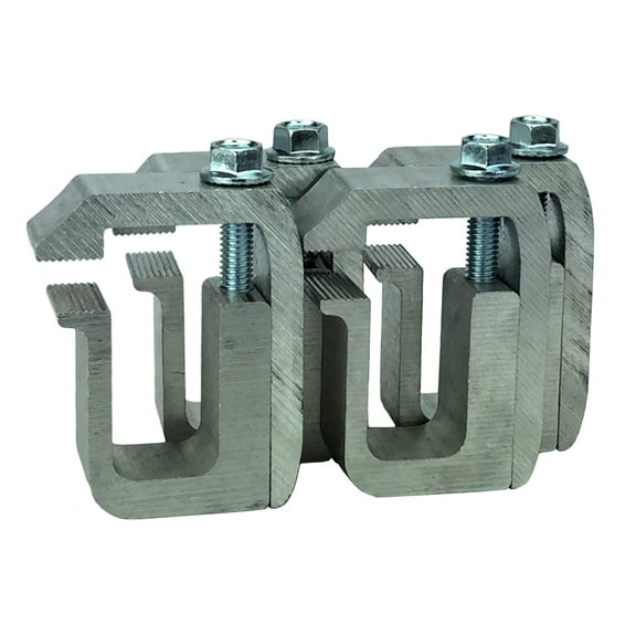 GCi Stronger By Design G-1 Clamp for Truck Cap, Camper Shell, Topper for a short bed pickup truck (set of 4) Structural Aluminum, Made in USA