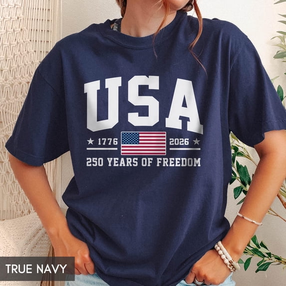 GD ART 250 Years of USA Shirt, 1776-2026 Semi-quincentennial, American ...