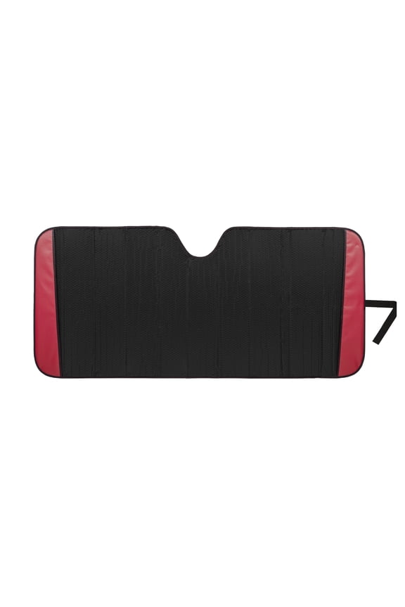 Red Carbon Fiber Accordion Sunshade, 41408WDI
