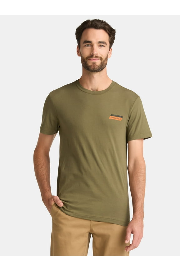 Men's Graphic Tee with Short Sleeves, Sizes S-3XL