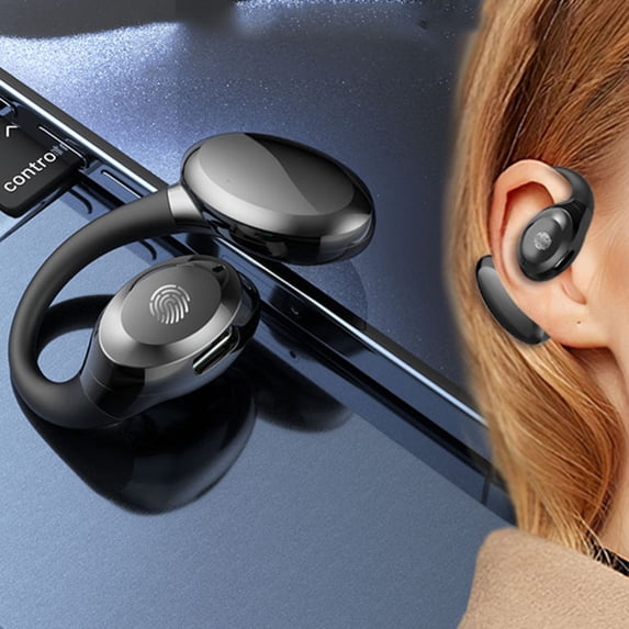 GD06 Wireless Headphone Hanging Ear Earbud Noise Canceling Hands Free Earphone for Trucker Driver Business
