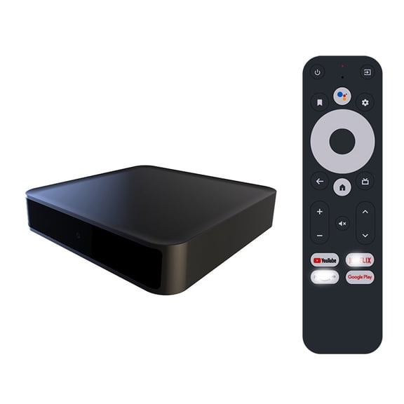 GD2 Android 12.0 TV Stick Certificate ATV Quad Core Amlogic S905Y4-B WiFi 2.4G/5.8Ghz BT5.0 4K Bluetooth Voice Control Smart Home Player