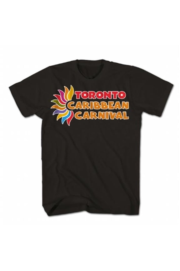 Ltd. TCC-95047XL Toronto Caribbean Carnival Adult T-Shirt- Black- Horizontal LogoXL
