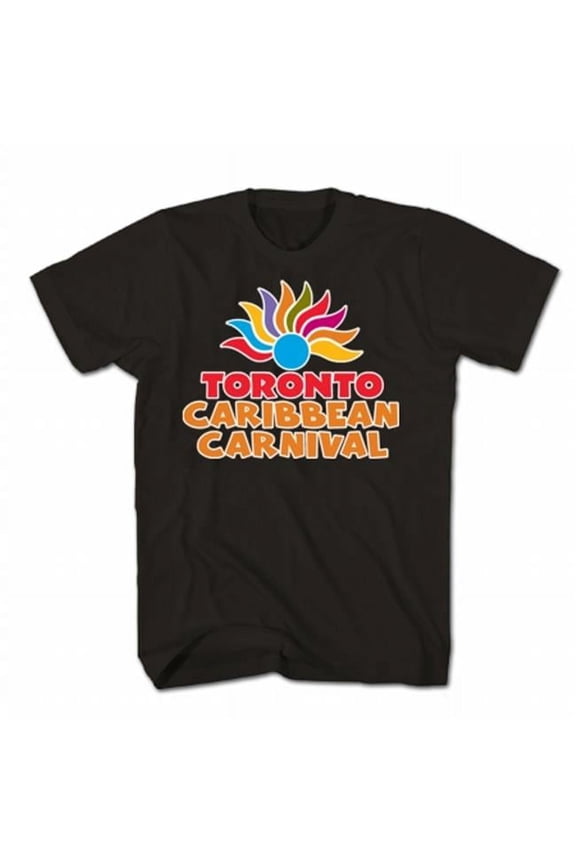 Ltd. TCC-95050L Toronto Caribbean Carnival Adult T-Shirt- Black- Arch Logo- L