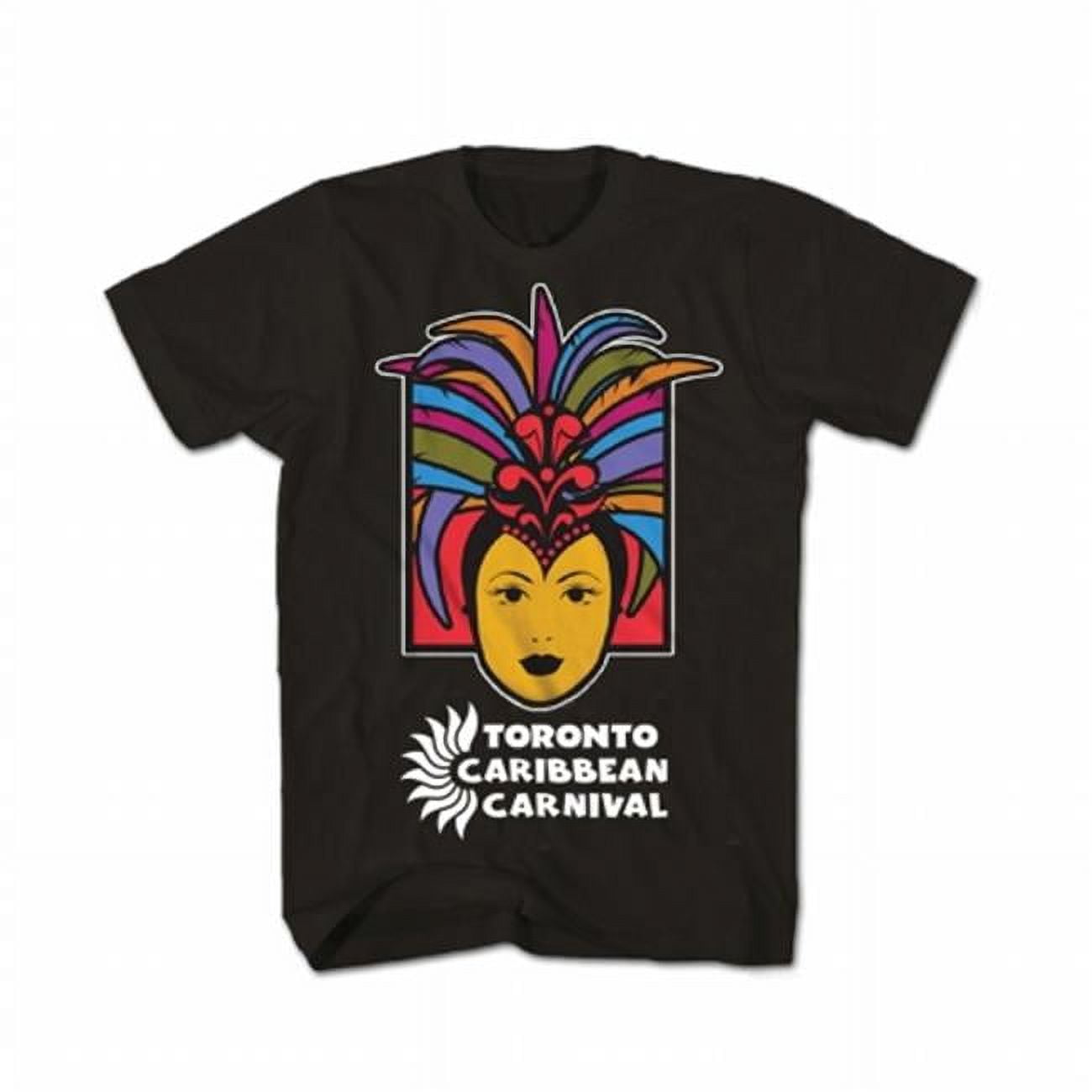 GDC-GameDevCo Ltd. TCC-95084XL Toronto Caribbean Carnival Youth T-Shirt-  Black- Caribbean Queen XL