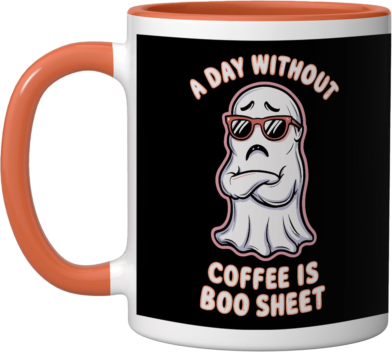 GDDPOD-A Day Without Coffee Is Boo Sheet - Coffee Halloween Ceramic Mug ...